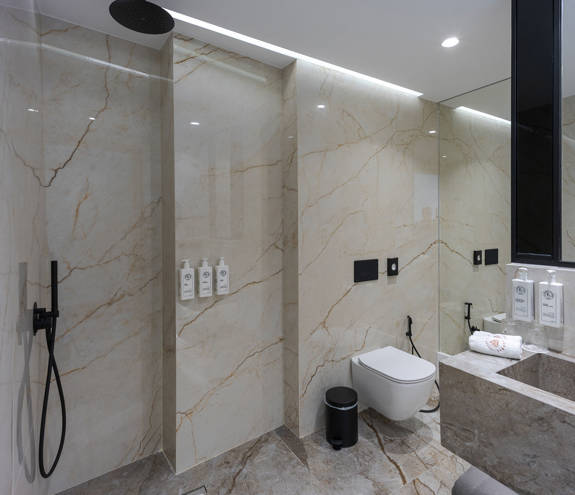 Ethereal White Resort Heraklion Classic Room bathroom