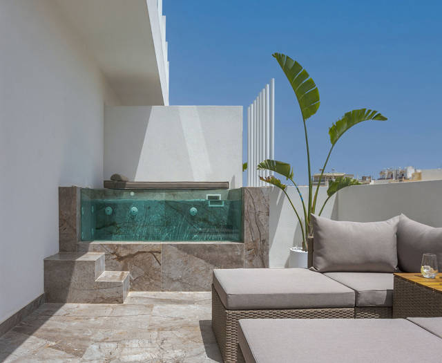 Ethereal White Resort Heraklion Crete Luxury Suite Plunge Pool 410 0005