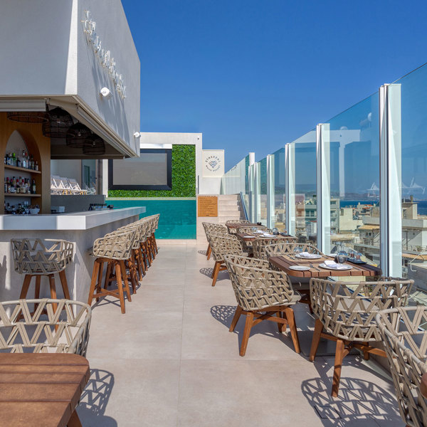 Ethereal White Resort Heraklion Crete Sky Bar Restaurant 0018